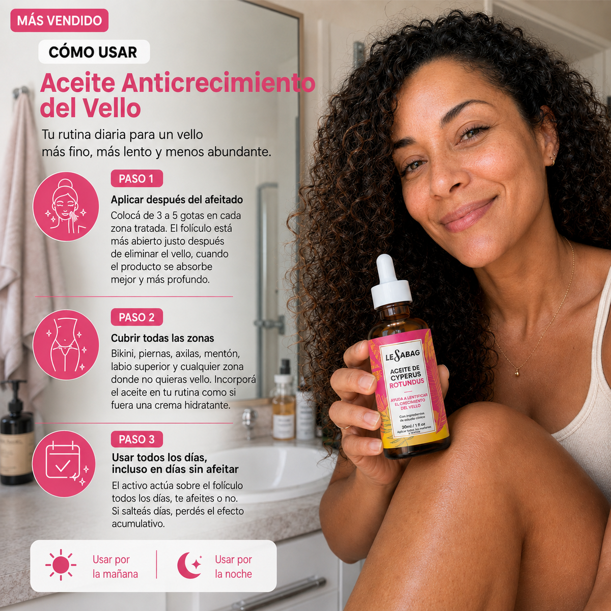 LeSabag — Hair Reduction. Menos vello. Más vos