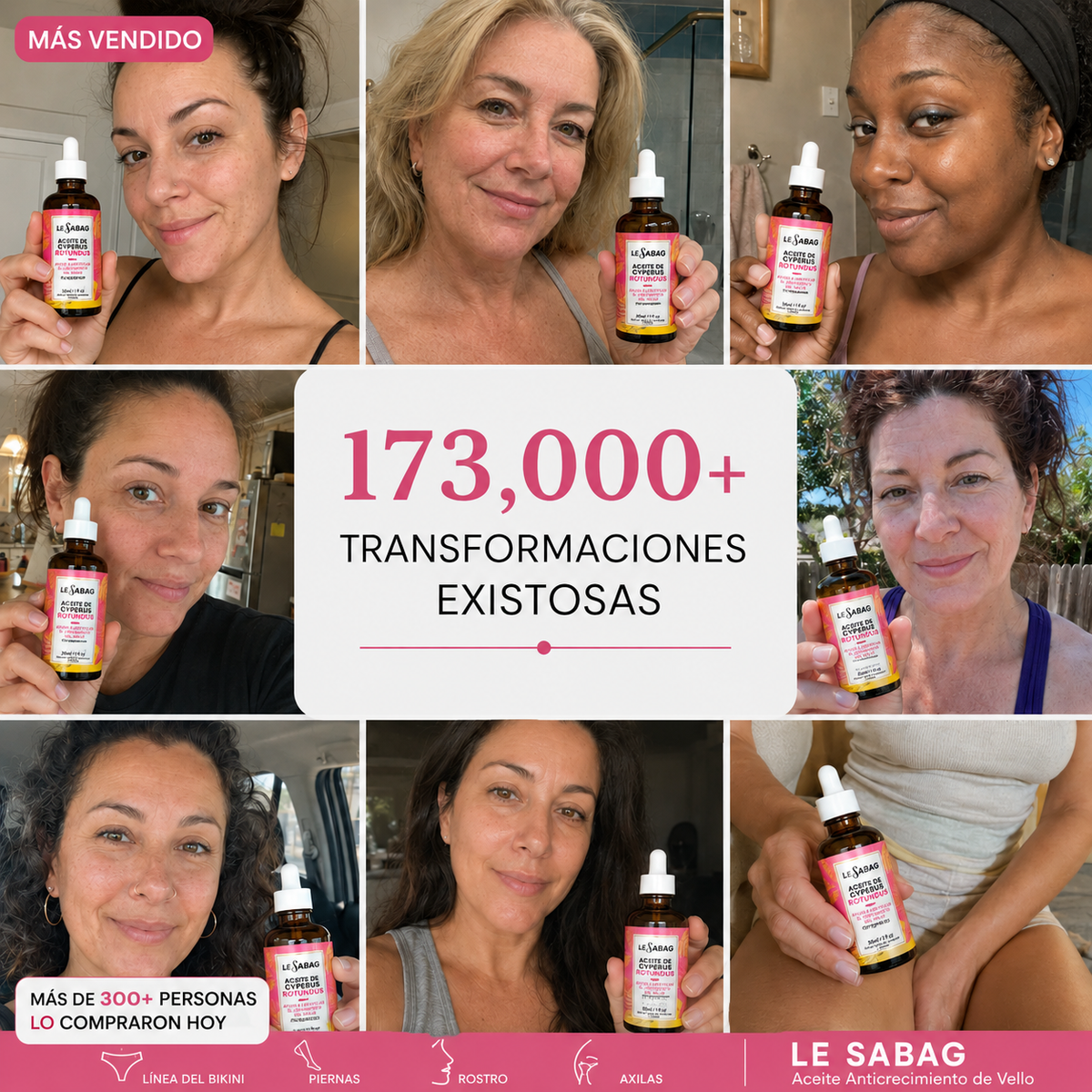 LeSabag — Hair Reduction. Menos vello. Más vos